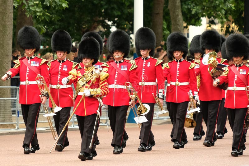 Band of the Household Division at the Trooping the Colour Ceremony ...