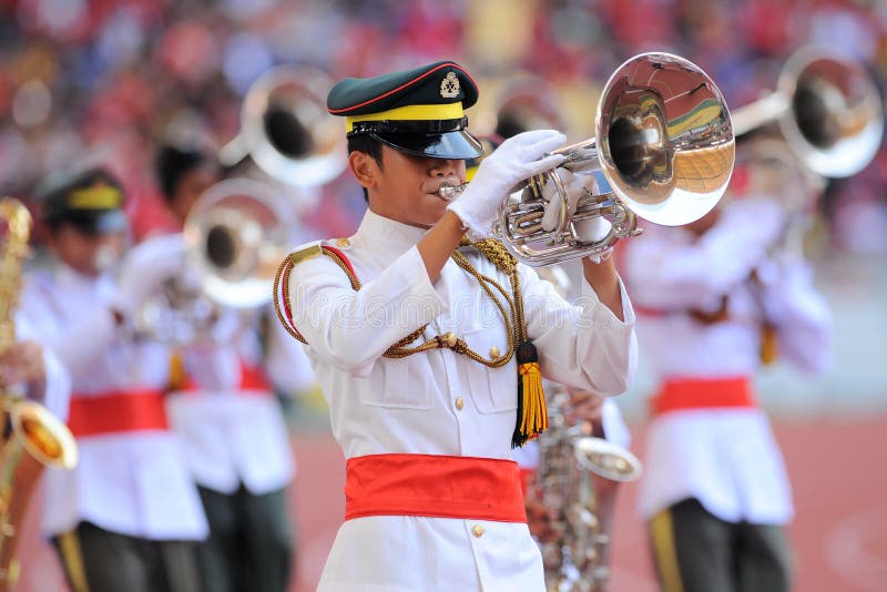 Band in Stadium