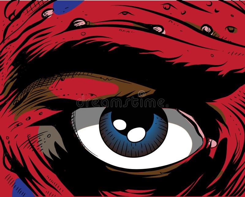 Human eye. comic book style. Additional format Illustrator 8 eps. Human eye. comic book style. Additional format Illustrator 8 eps