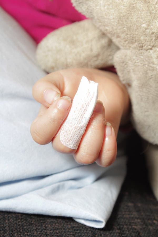 Bandage stock photo. Image of finger, stuffed, hurt, injured - 26967378