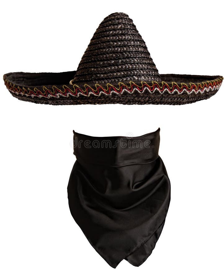 Bandana de chapeau mexicain photos libres de droits Bandana de chapeau mexicain photos libres de droits