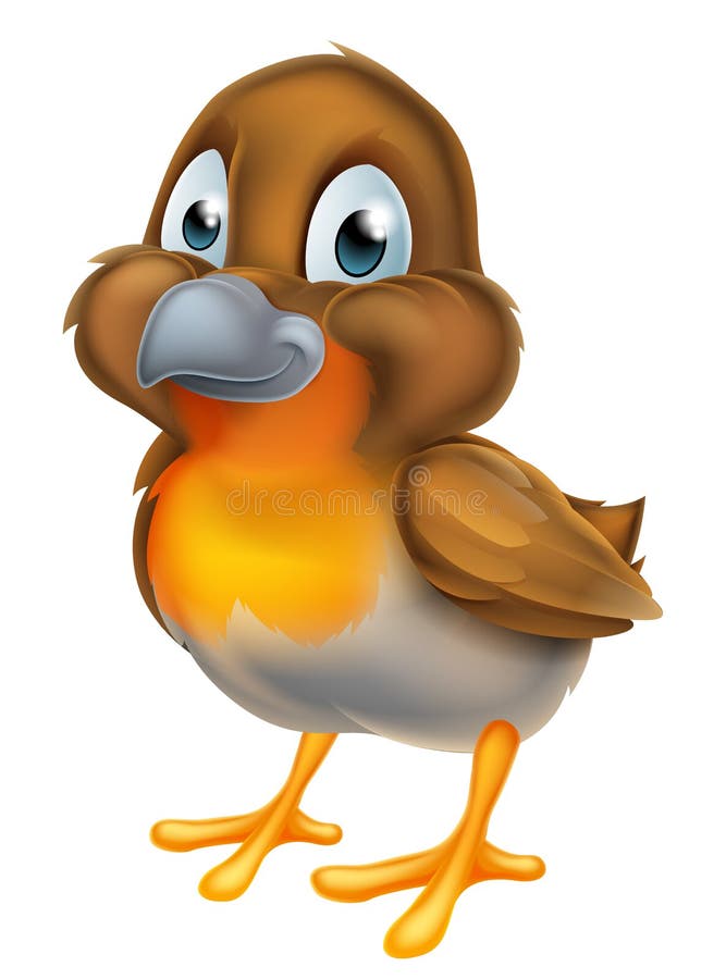 Bande dessinée Robin Bird illustration libre de droits Bande dessinée Robin Bird illustration libre de droits