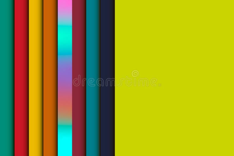 Bande multicolori verticali di vettore con la pendenza multicolor royalty illustrazione gratis