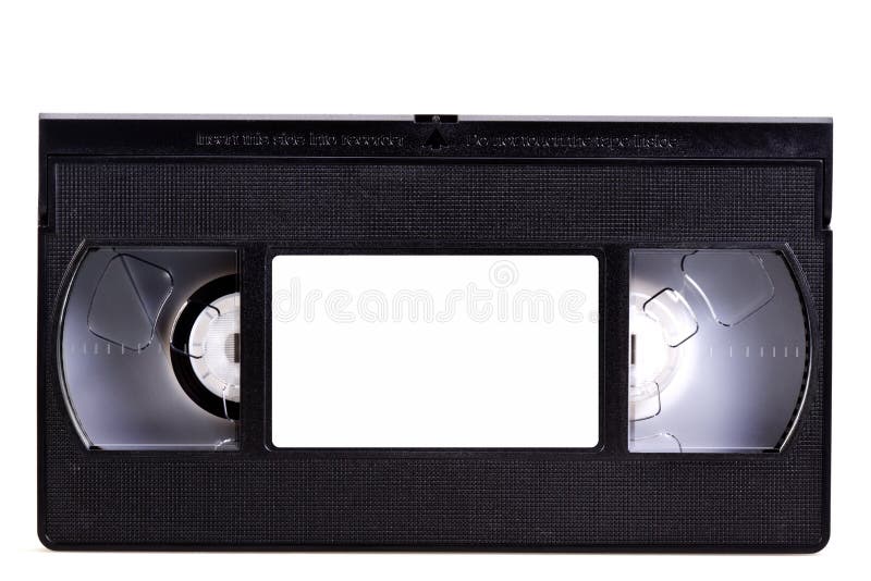 Bande vidéo en cassettes vierge photographie stock Bande vidéo en cassettes vierge photographie stock