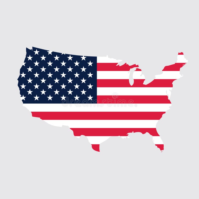 Bandeira Americana Ou Bandeira Do ícone Do Símbolo Do Estados Unidos No  Vetor Do Fundo Ilustração do Vetor - Ilustração de vermelho, detalhe:  133333404