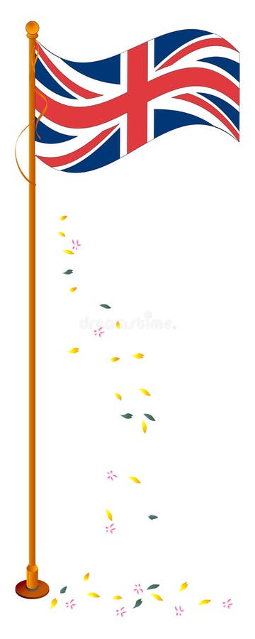 Bandeira britânica ilustração royalty free Bandeira britânica ilustração royalty free
