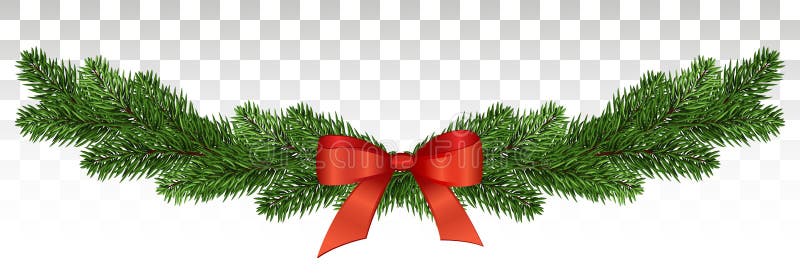 Horizontal banner with christmas tree garland and ornaments. for flyers, posters, headers. Vector .Eps10. Horizontal banner with christmas tree garland and ornaments. for flyers, posters, headers. Vector .Eps10