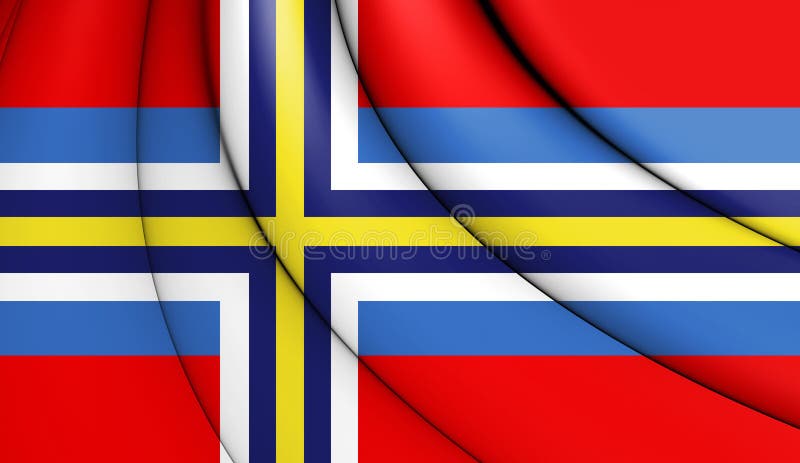 A Bandeira 3D Da Escandinávia Propôs Ilustração Stock - Ilustração de  renda, tela: 88857611