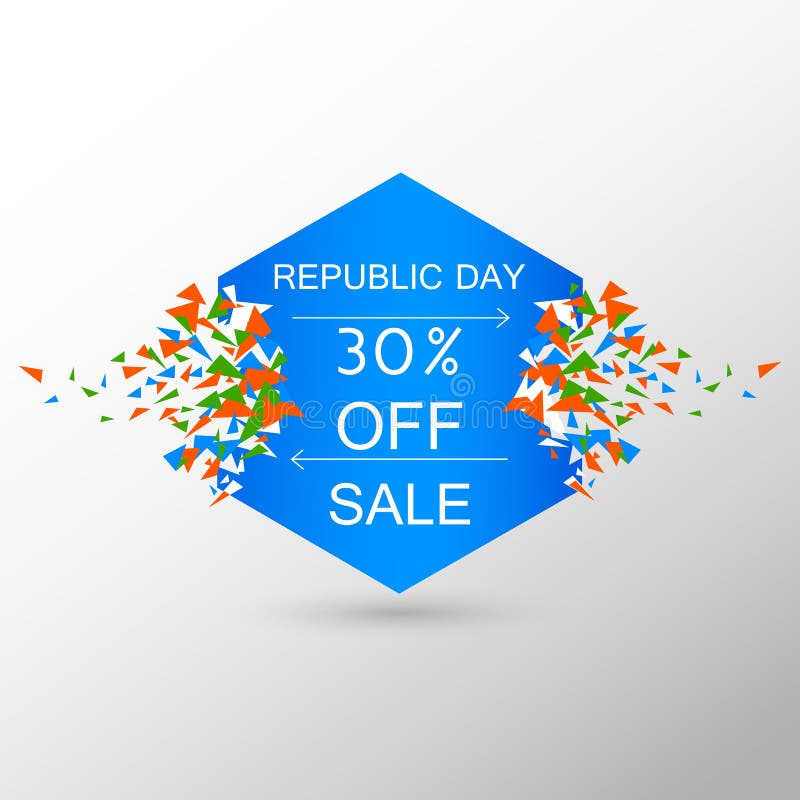 Bandeira da propaganda da promoção de venda para o 26 de janeiro, dia feliz da república da Índia ilustração do vetor Bandeira da propaganda da promoção de venda para o 26 de janeiro, dia feliz da república da Índia ilustração do vetor