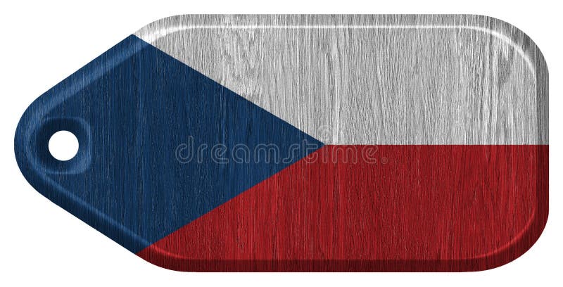 Bandeira da república checa ilustração stock Bandeira da república checa ilustração stock