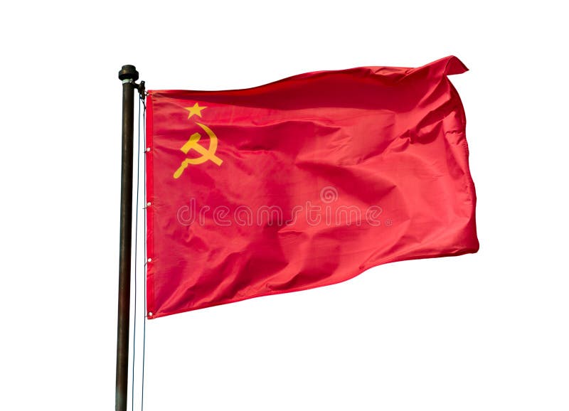 A Bandeira Da Federação Russa E a URSS No Backgroun Foto de Stock - Imagem  de stalino, simbolismo: 79774894