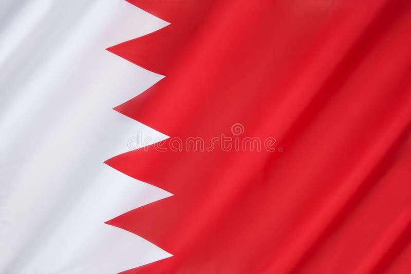 Bandeira de Barém imagem de stock royalty free Bandeira de Barém imagem de stock royalty free