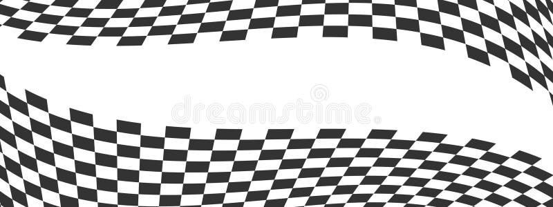 Foto de Xadrez De Corrida Bandeira Ondulada Na Textura De Tecido Branco e  mais fotos de stock de Bandeira - iStock