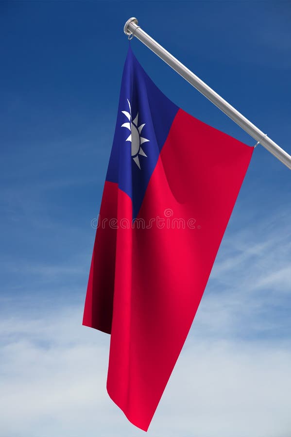 Bandeira de Formosa ilustração stock Bandeira de Formosa ilustração stock