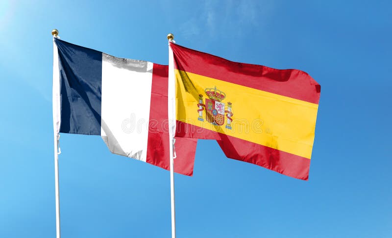 Bandeira da espanha vs brasil