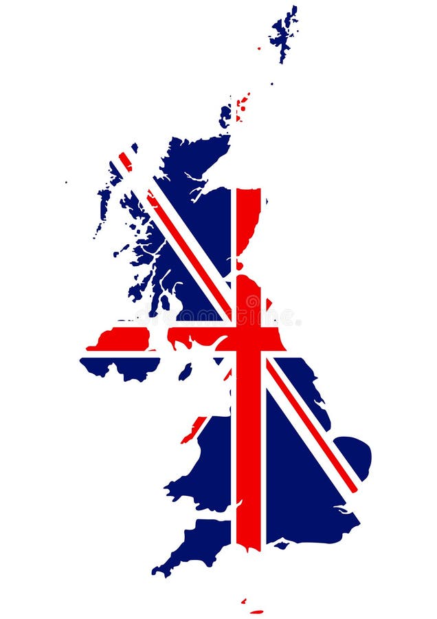 Bandeira De Reino Unido Inglaterra Mapa Ilustracao Stock Ilustracao De Bandeira Reino 22817896