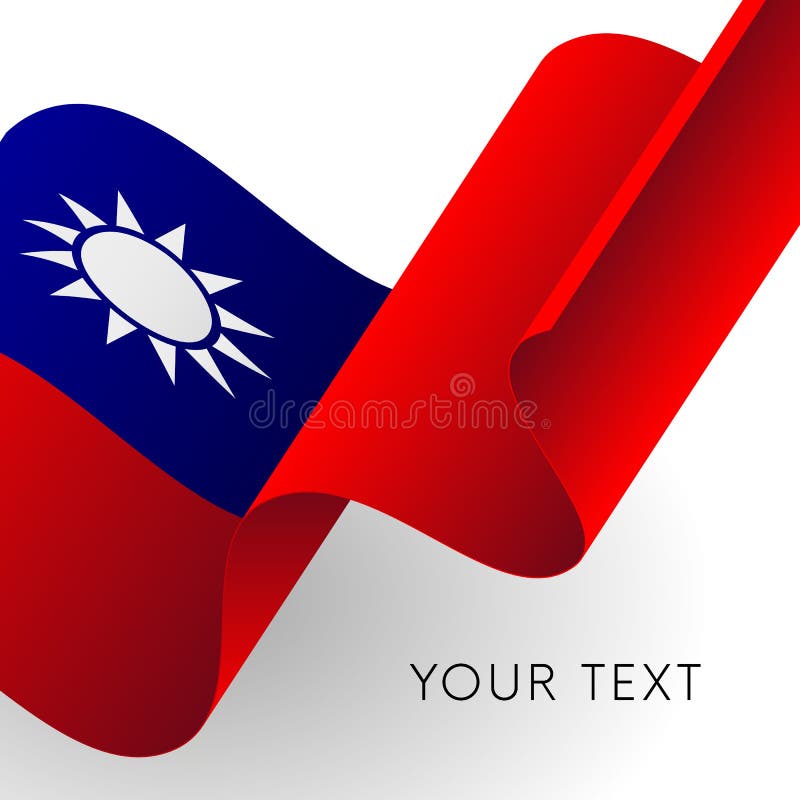Bandeira de Taiwan Projeto patriótico Ilustração do vetor ilustração do vetor Bandeira de Taiwan Projeto patriótico Ilustração do vetor ilustração do vetor