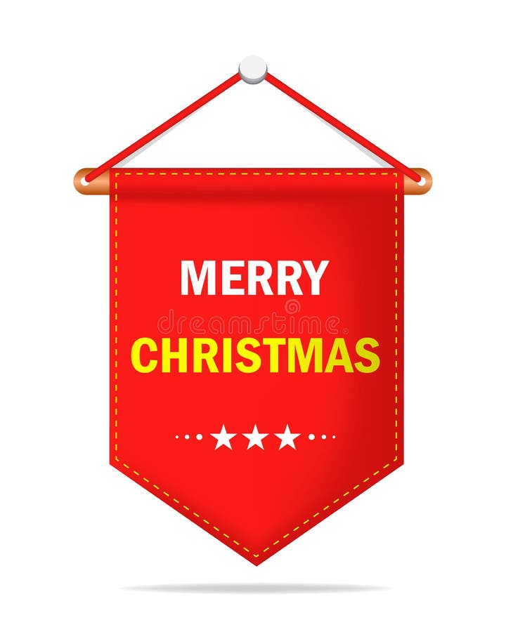 Bandeira do Feliz Natal Fita realística do Feliz Natal vermelho no feriado de inverno ou no ano novo Etiqueta, etiqueta ou crachá ilustração royalty free Bandeira do Feliz Natal Fita realística do Feliz Natal vermelho no feriado de inverno ou no ano novo Etiqueta, etiqueta ou crachá ilustração royalty free