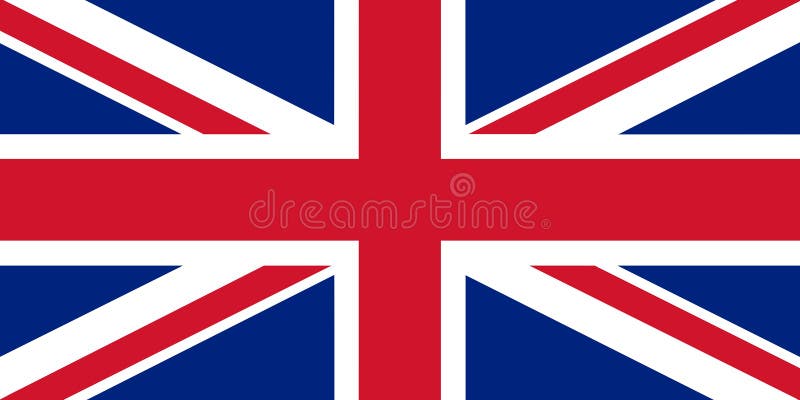 Bandeira do Reino Unido ilustração stock. Ilustração de europeu - 31989754