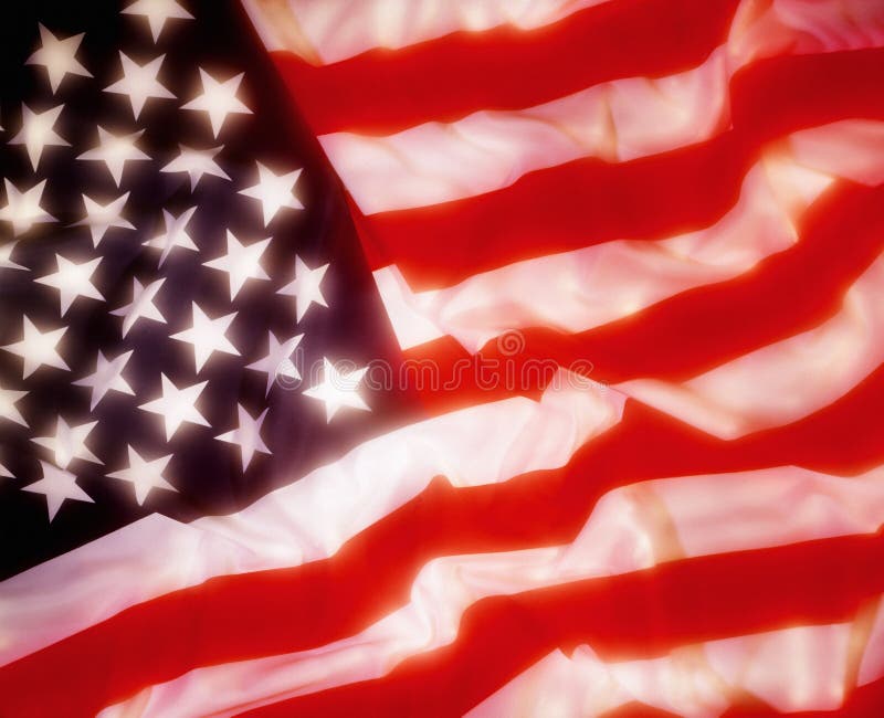 Bandeira Dos Estados Unidos Da América Foto de Stock - Imagem de unido