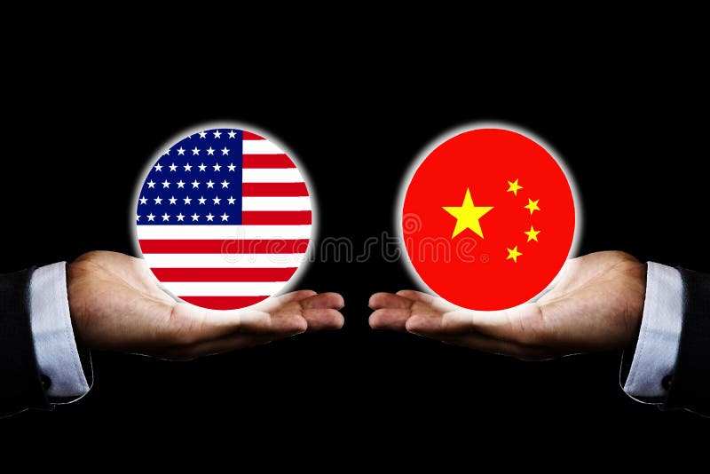 Imprimir Tela De Bandeira No Peão Xadrez Dos EUA E China, Entre Outros  Países Com Fundo Negro É O Símbolo Da Guerra Do Comércio P Imagem de Stock  - Imagem de perda