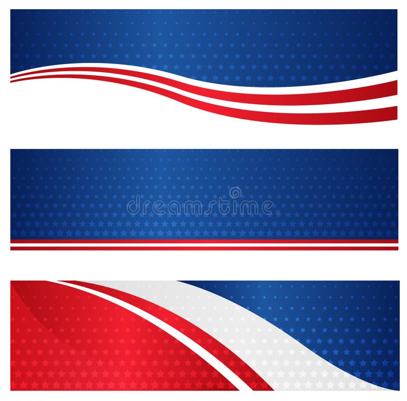 Bandeira patriótica da Web Bandeira patriótica da Web
