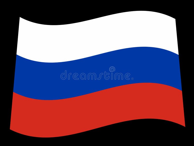 Botão de bandeira russa bandeira da federação russa branco azul