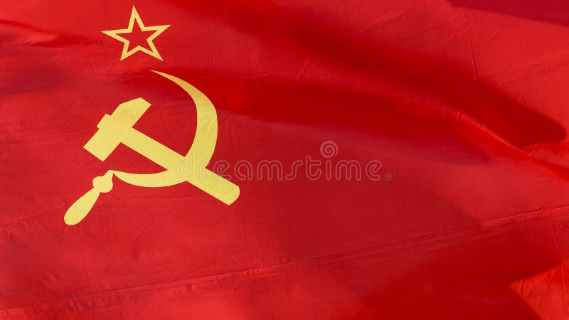 A Bandeira Da Federação Russa E a URSS No Backgroun Foto de Stock - Imagem  de stalino, simbolismo: 79774894