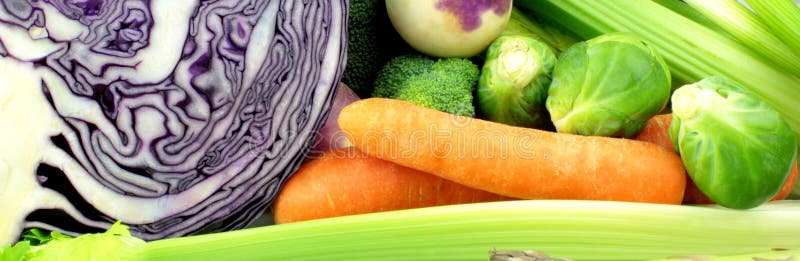 Vegetable banner- close up image. Vegetable banner- close up image