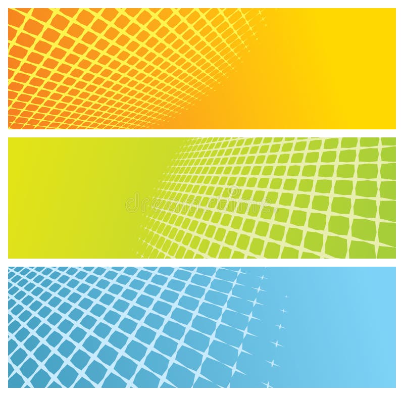 Bandeiras abstratas da grade ilustração royalty free Bandeiras abstratas da grade ilustração royalty free