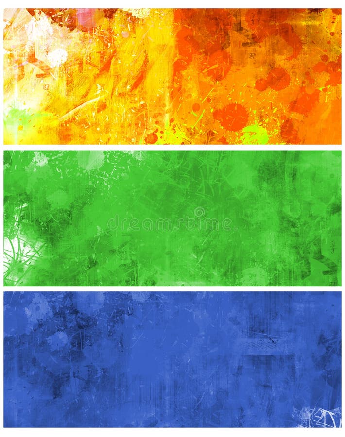 Banners web ilustração do vetor