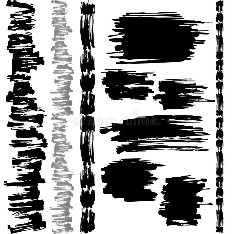 Bandeiras e beiras textured vetor do marcador do projeto molde ilustração stock