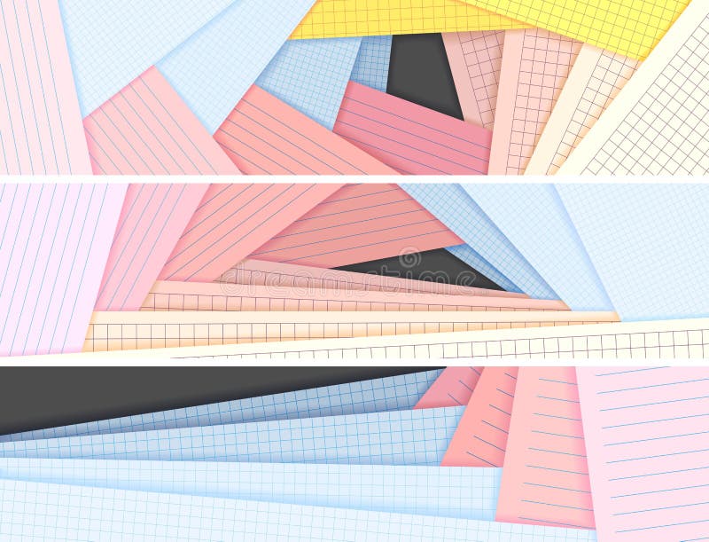 Bandeiras horizontais alinhadas e mentira esquadrada do papel colorido em cada o ilustração royalty free Bandeiras horizontais alinhadas e mentira esquadrada do papel colorido em cada o ilustração royalty free