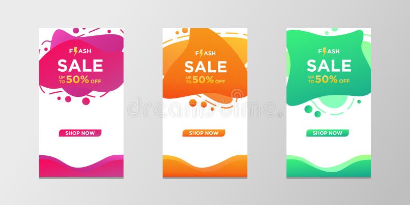 Bandeiras instantâneas da venda com cor líquida moderna dinâmica do sumário O projeto do molde da bandeira da venda, pode usar-se ilustração do vetor Bandeiras instantâneas da venda com cor líquida moderna dinâmica do sumário O projeto do molde da bandeira da venda, pode usar-se ilustração do vetor