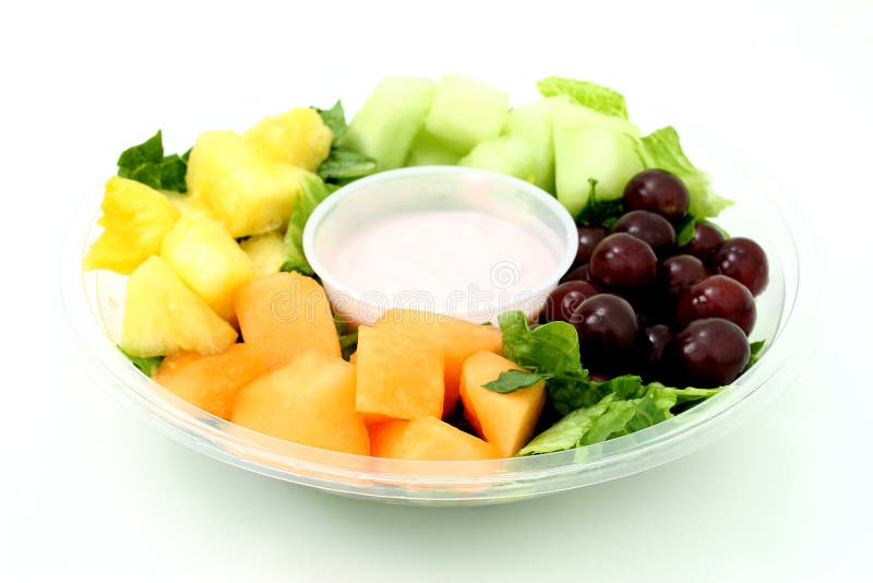 Bandeja e Yogurt da fruta pequena fotos de stock royalty free Bandeja e Yogurt da fruta pequena fotos de stock royalty free