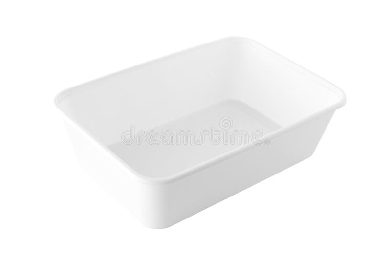 Taza Plástica Ningún Color Anaranjado De La Cubierta Aislado En El