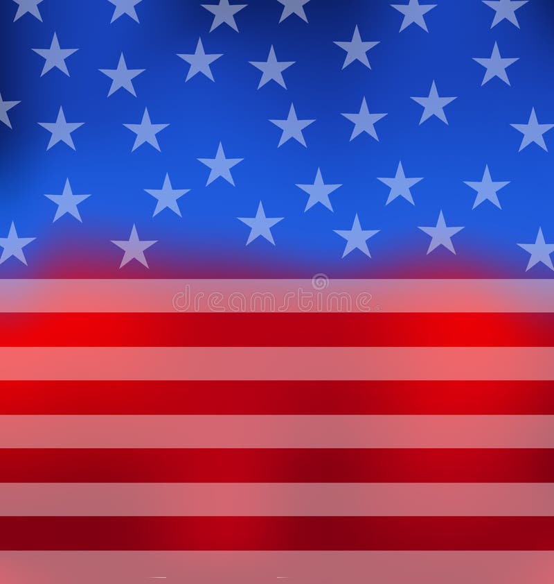 Bandera americana abstracta para el 4 de julio ilustración del vector Bandera americana abstracta para el 4 de julio ilustración del vector