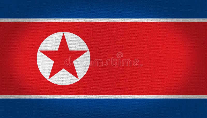Bandera de Corea del Norte libre illustration Bandera de Corea del Norte libre illustration