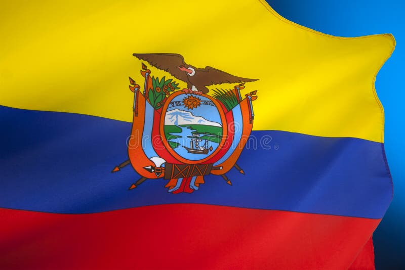 Alexander Graham Bell Honesto petrolero Bandera De Ecuador América Del Sur Imagen de archivo - Imagen de colores,  capa: 207722195