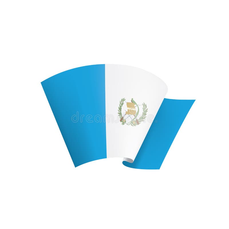 Bandera De Guatemala Ejemplo Del Vector En Un Fondo Blanco Ilustracion Del Vector Ilustracion De Elemento Indicador
