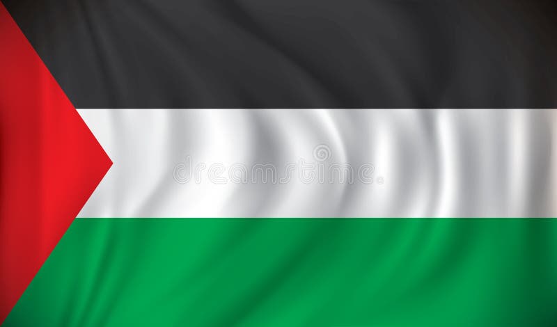 Bandera de la Franja de Gaza libre illustration Bandera de la Franja de Gaza libre illustration