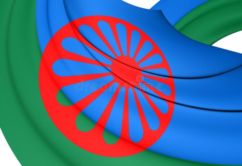 Bandera Romani Del Grunge De La Gente, Bandera Gitana Del Humo Stock de  ilustración - Ilustración de nuevo, historia: 112117292