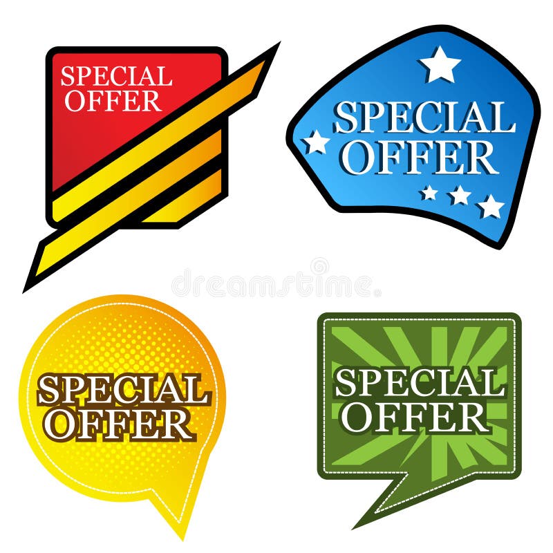 Bandera de la oferta especial diseños para los carteles, los fondos, las tarjetas, las banderas, las etiquetas engomadas, el etc ilustración del vector Bandera de la oferta especial diseños para los carteles, los fondos, las tarjetas, las banderas, las etiquetas engomadas, el etc ilustración del vector