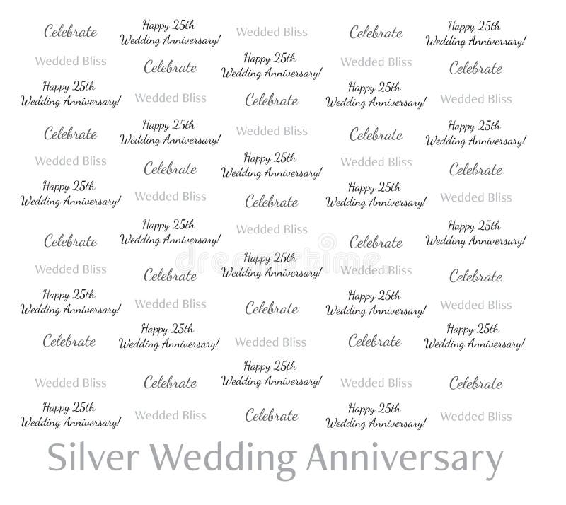 bandera de la repetición del paso 8x8 - el aniversario de bodas de plata celebra 25to feliz libre illustration bandera de la repetición del paso 8x8 - el aniversario de bodas de plata celebra 25to feliz libre illustration