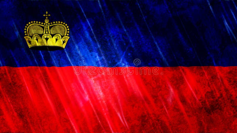 Bandera de Liechtenstein libre illustration Bandera de Liechtenstein libre illustration