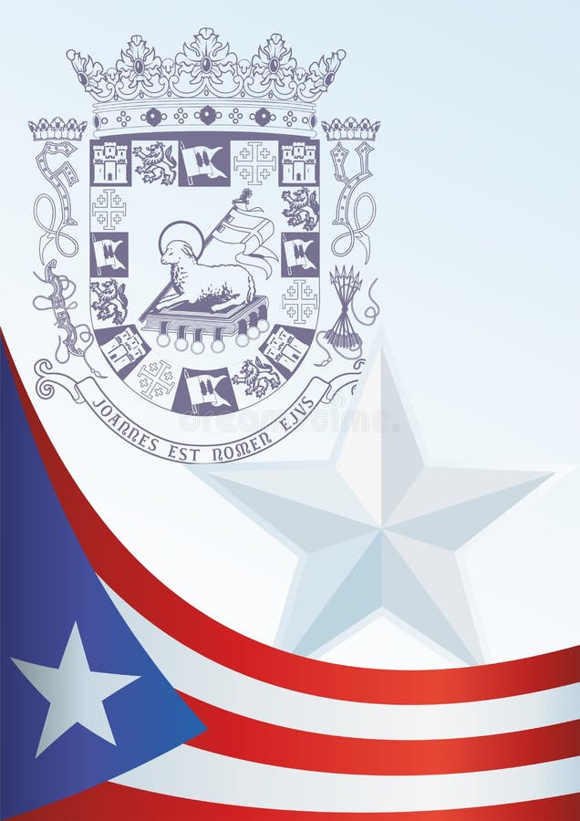 herida Resbaladizo oficial Bandera De Puerto Rico, Estado Libre Asociado De Puerto Rico Ilustración  del Vector - Ilustración de fondo, pegatina: 200380013