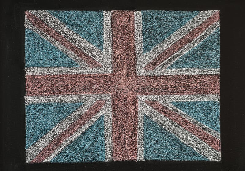 Bandera de Reino Unido (Union Jack británico) imagen de archivo libre de regalías Bandera de Reino Unido (Union Jack británico) imagen de archivo libre de regalías