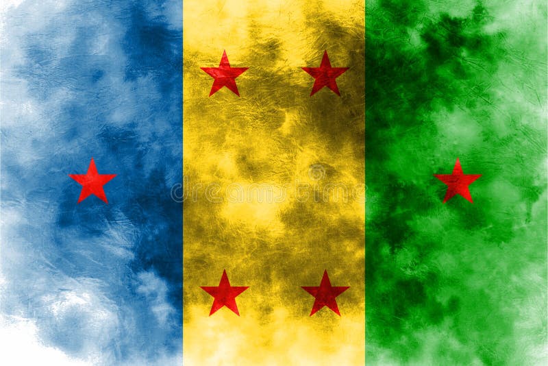 Bandera del grunge del reino de Ogoni, bandera dependiente del territorio libre illustration Bandera del grunge del reino de Ogoni, bandera dependiente del territorio libre illustration
