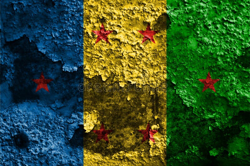 Bandera del grunge del reino de Ogoni, bandera dependiente del territorio fotos de archivo Bandera del grunge del reino de Ogoni, bandera dependiente del territorio fotos de archivo