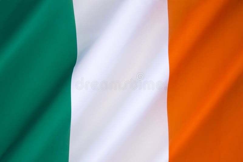 Bandera del Irlanda fotografía de archivo Bandera del Irlanda fotografía de archivo